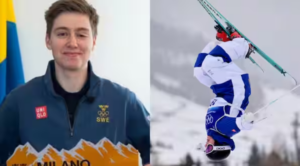 Swedish skier Elis Lundholm