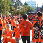 People participating in a National Day for Truth and Reconciliation event